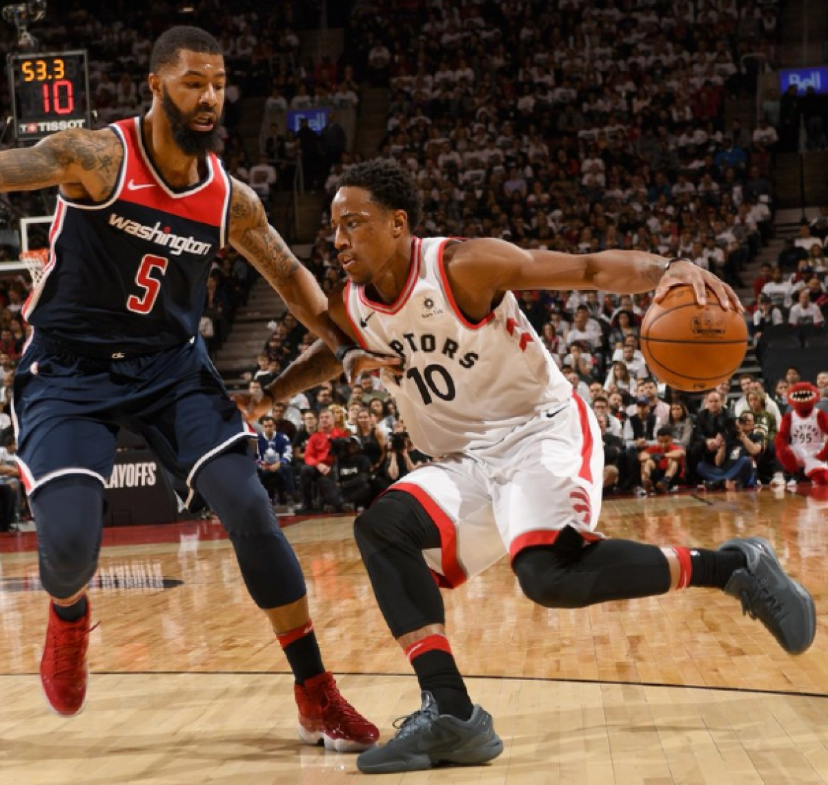 NBA Playoffs 2018 - Toronto batte Washington e la maledizione: 1-0 Raptors (114-106)