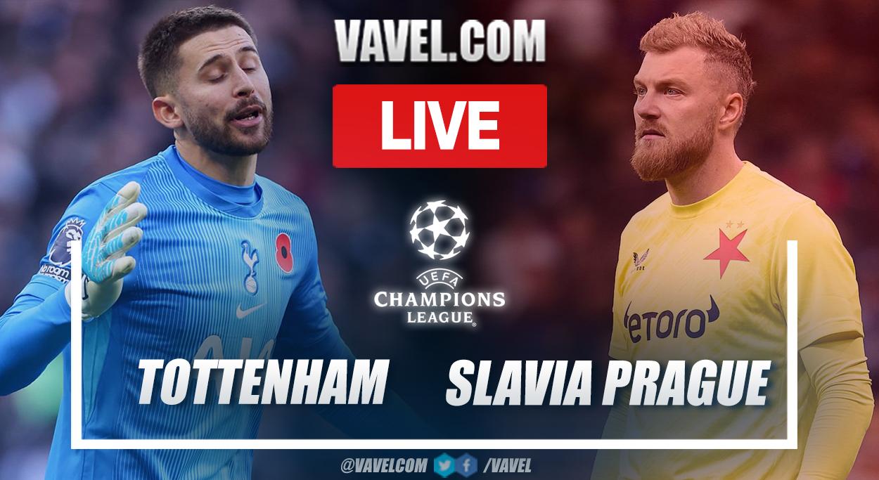Tottenham vs Slavia Prague LIVE: Spurs scores again (0-0)