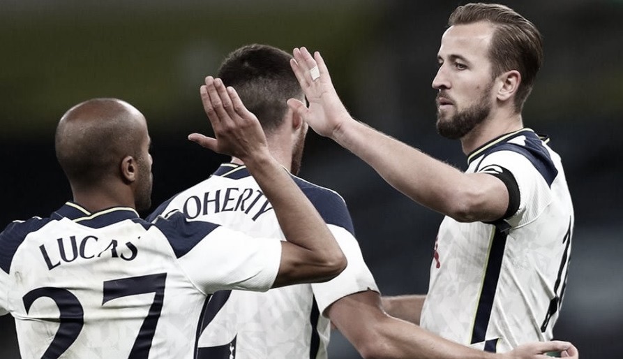 Kane faz três, Tottenham atropela Maccabi Haifa e avança na Europa League