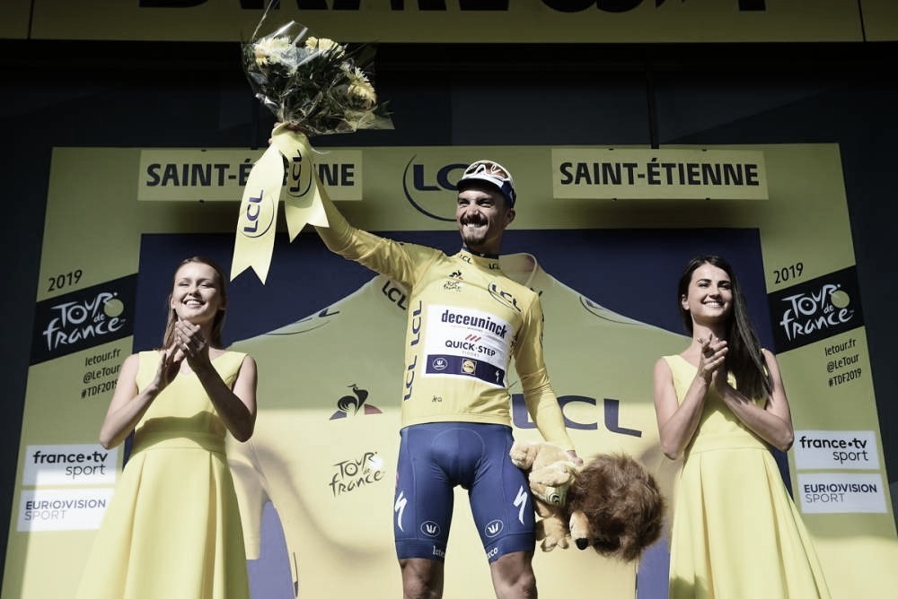 De Gendt vence 8ª
etapa; Alaphilippe retoma camisa amarela do Tour de France
