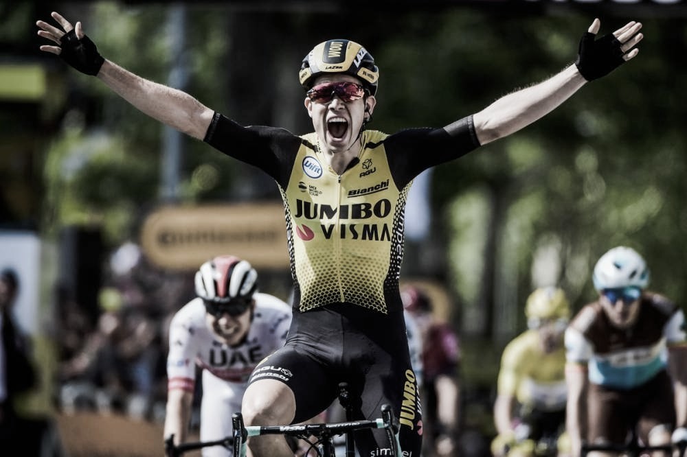 Van Aert ganha décima etapa e vento embaralha classificação geral do Tour de France