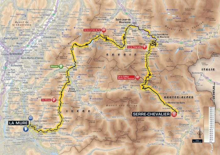 Tour de France 2017, 17° tappa: La Mure – Serre-Chevalier, primo esame alpino