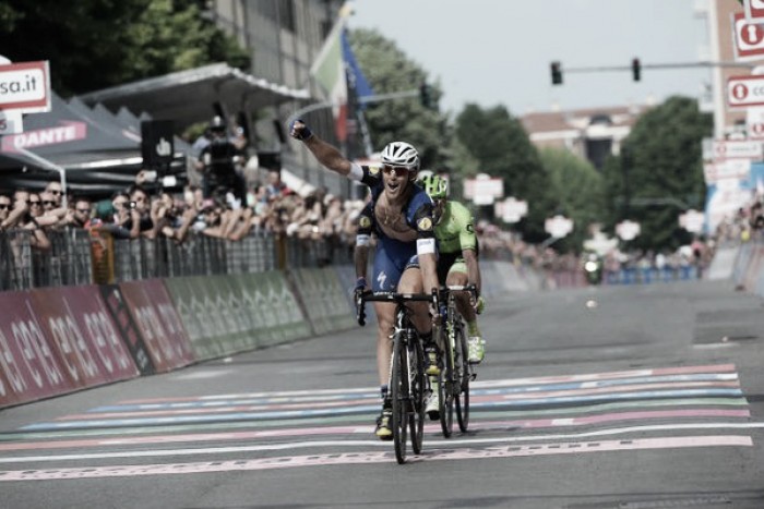 Giro d'Italia, Trentin beffa Moser a Pinerolo. Classifica generale invariata