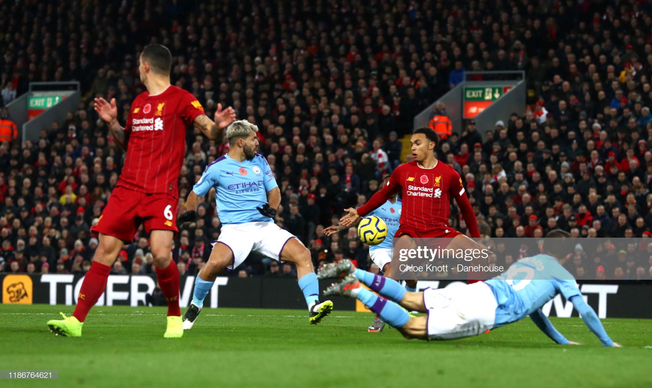 Guardiola explains comments to referee following Liverpool defeat