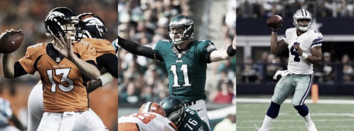 Recapping Trevor Siemian, Carson Wentz and Dak Prescott following their first NFL throws