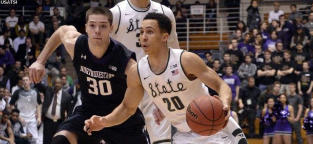 Michigan State Rolls Over Northwestern To Complete Season Sweep