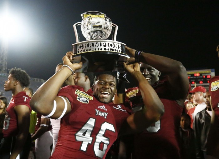 Troy Trojans defeat Ohio Bobcats 28-23 in Dollar General Bowl