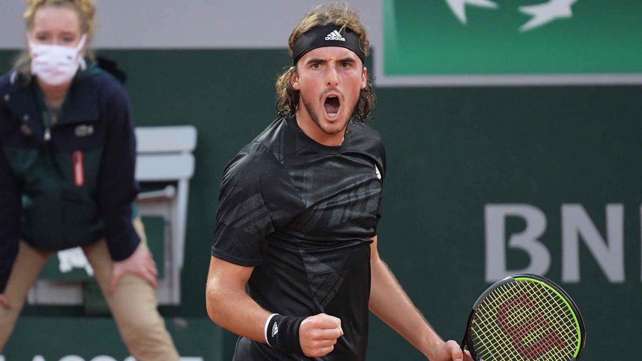 French Open: Tsitsipas brushes past injured Bedene to reach last 16