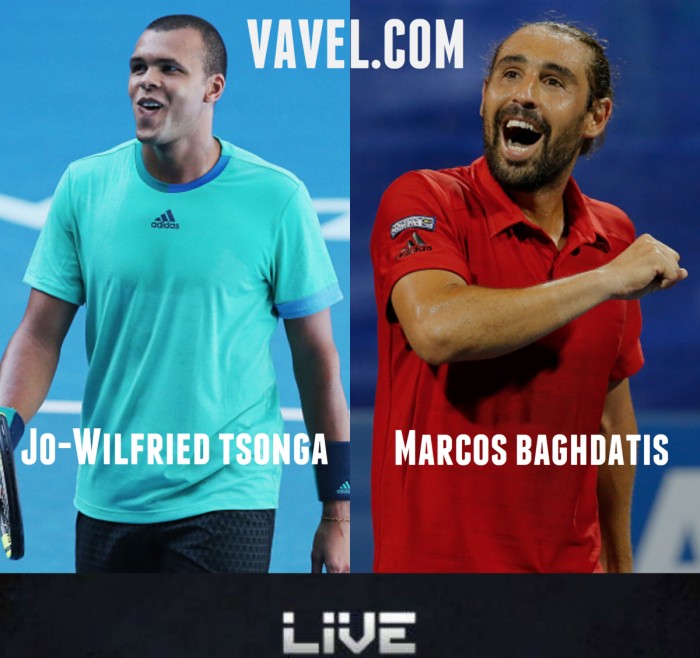 Score Jo-Wilfried Tsonga - Marcos Baghdatis Of The 2016 Australian Open First Round (3-1)