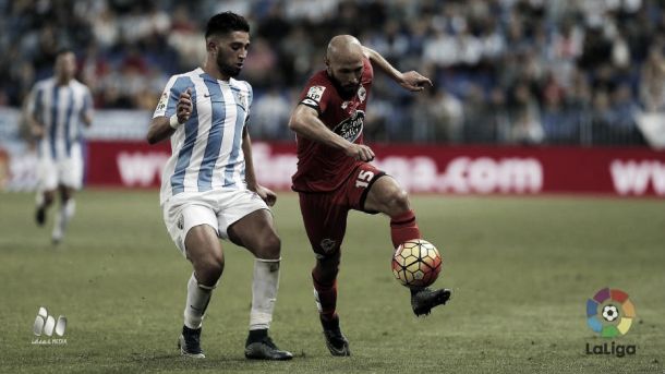 Tighadouini y Juan Carlos se estrenaron con el Málaga CF