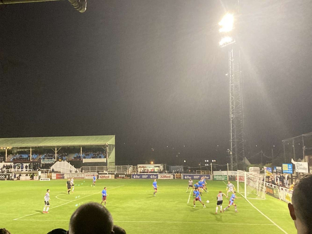 Romans rally to beat The Terras under the lights
