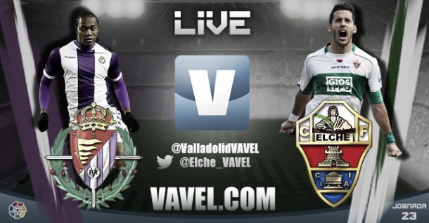 Resultado Real Valladolid - Elche en Liga BBVA 2014 (2-2)