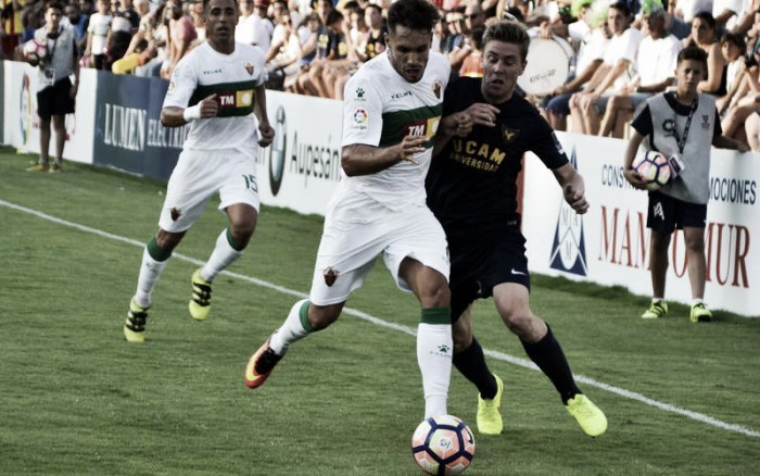 Resultado Elche vs UCAM Murcia en Segunda División 2017 (1-1)