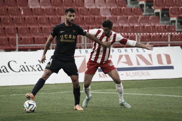 Resultado Almería B - UCAM Murcia en Segunda B 2015 (0-2)