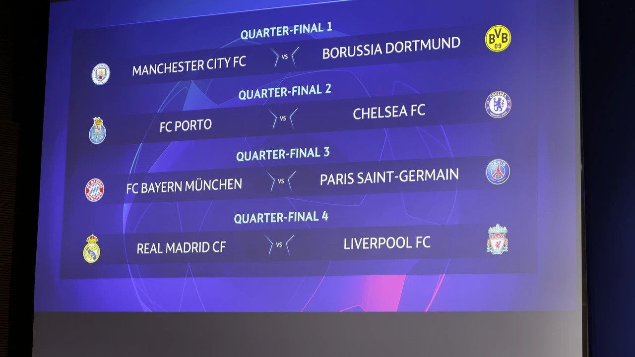 UEFA Champions League Quarter-final draw revealed