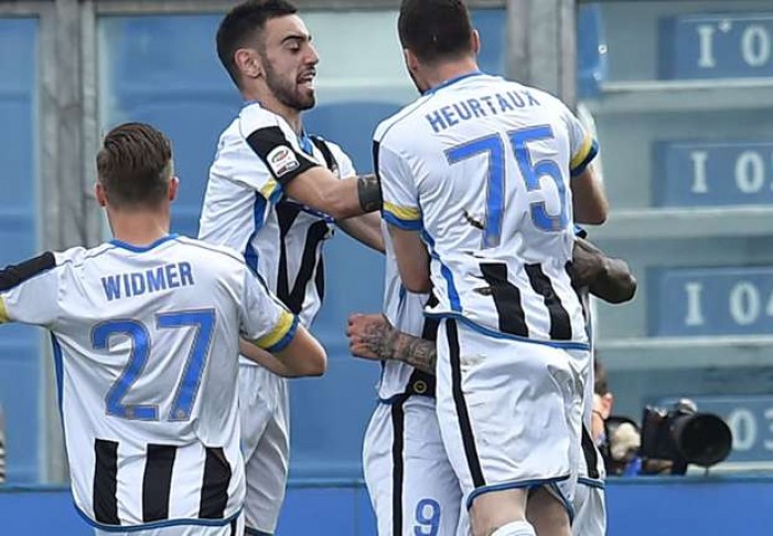 Serie A - L'Udinese ci mette cattiveria, pari con il Sassuolo