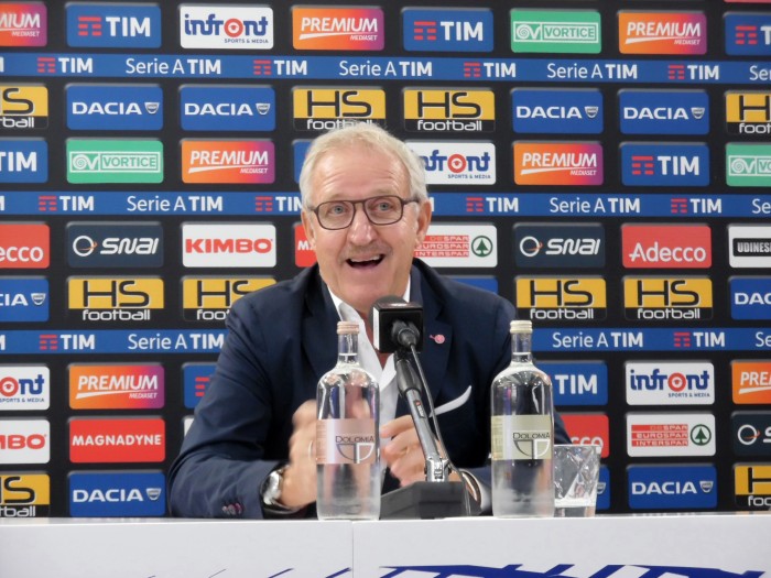 Udinese, Delneri: "Non voglio titubanze psicologiche"