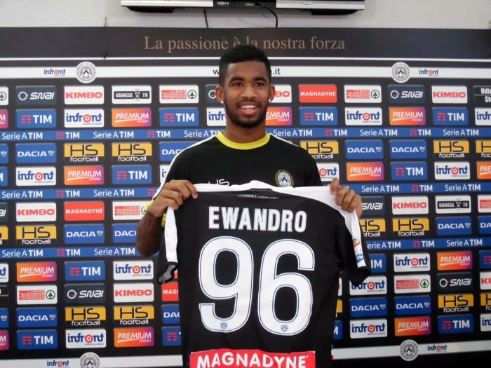 Udinese, si ferma anche Ewandro