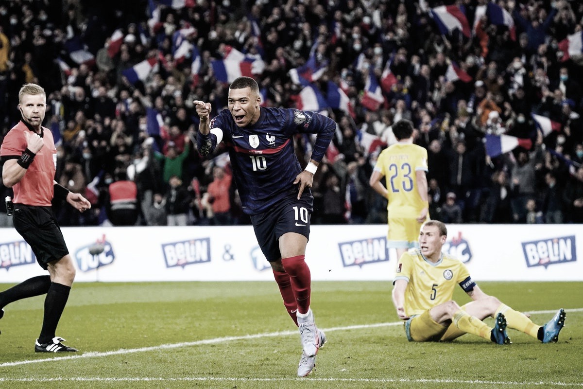 Com show de Mbappé, França atropela Cazaquistão e se
classifica à Copa do Mundo 2022