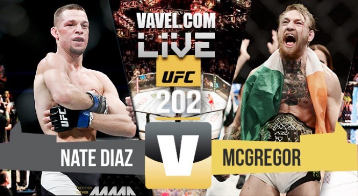 Resultado luta Nate Diaz x McGregor na UFC 202