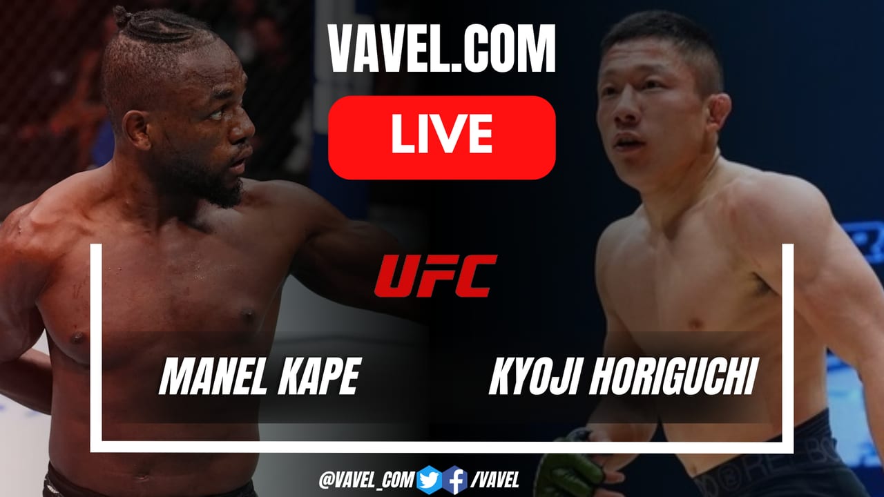 UFC LIVE Result Updates, Manel Kape vs Kyoji Horiguchi in UFC Fight Night