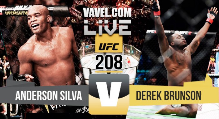 Luta Anderson Silva x Brunson na UFC 208