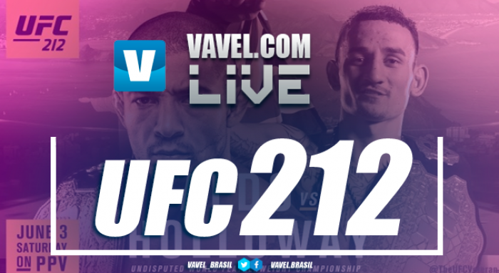 Resultado combate José Aldo x Max Holloway no UFC 212 no Rio