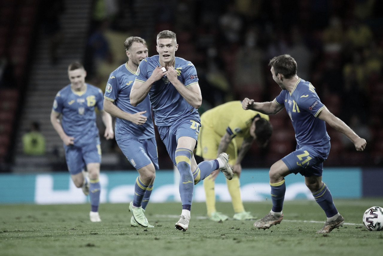 Nos acréscimos da prorrogação, Ucrânia vence Suécia e segue na Eurocopa