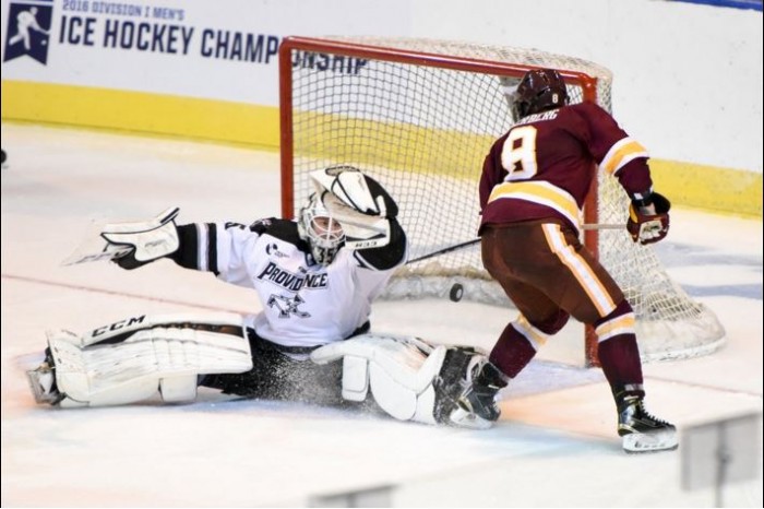 NCAA Hockey: University of Minnesota-Duluth Upsets #4 Providence Friars In 2 Overtimes