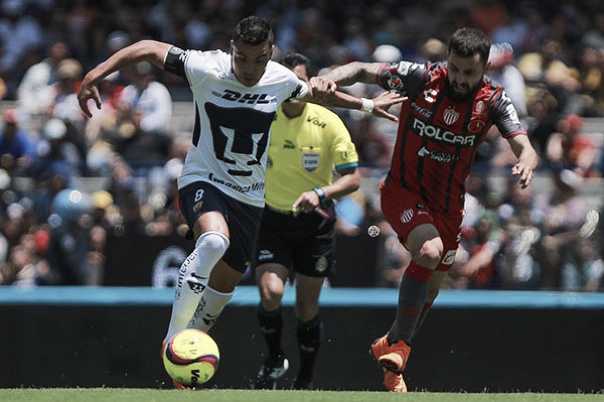 Pumas sigue sin ganar y ahora empata con Necaxa Pumas sigue sin ganar y ahora empata con Necaxa