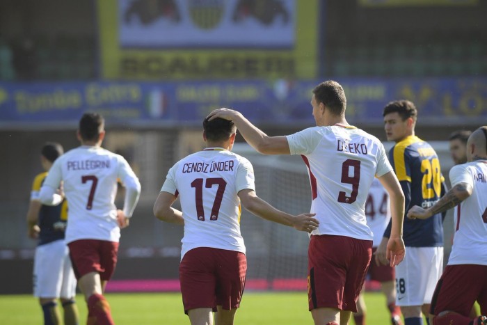 Serie A - La Roma torna a sorridere, Hellas battuto al Bentegodi: decide Under (0-1)