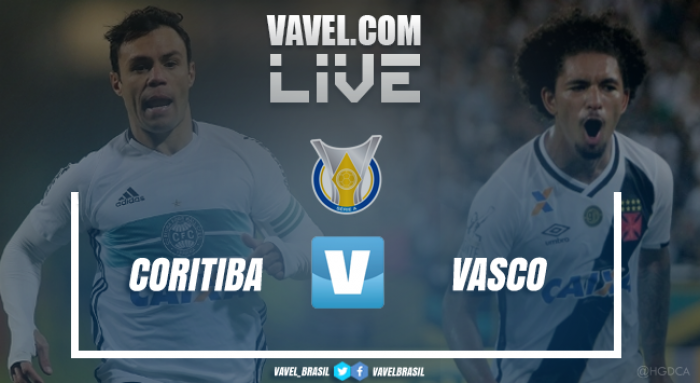 Resultado Coritiba 2x2 Vasco pelo Campeonato Brasileiro 2017