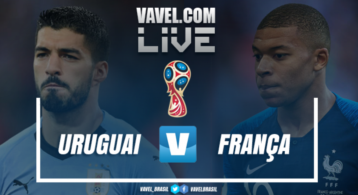 Resultado Uruguai x França (0-2), pelas quartas de final da Copa do Mundo