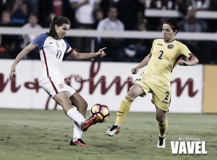 USWNT score eight en route to dominating victory over Romania