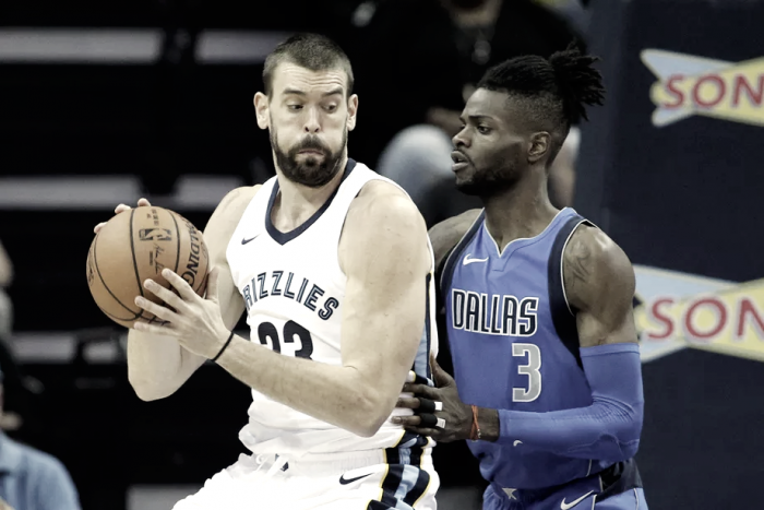 NBA - La doppia-doppia di Gasol guida i Memphis Grizzlies alla vittoria sui Dallas Mavericks