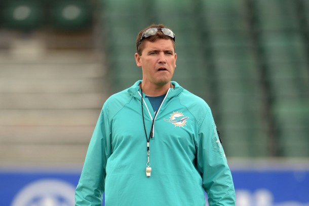 Miami Dolphins Sack Offensive Coordinator Bill Lazor