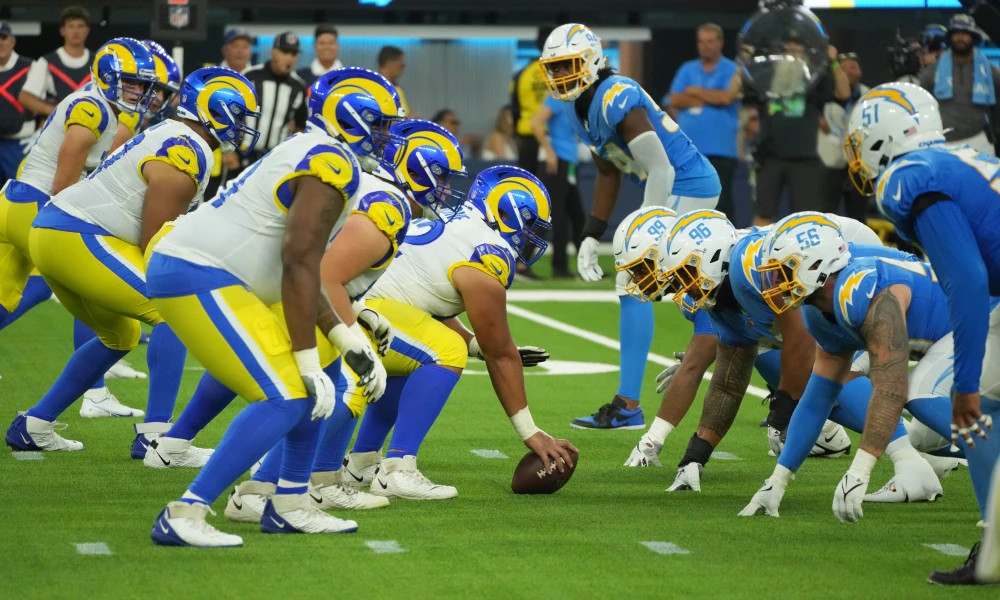 rams chargers uniforms