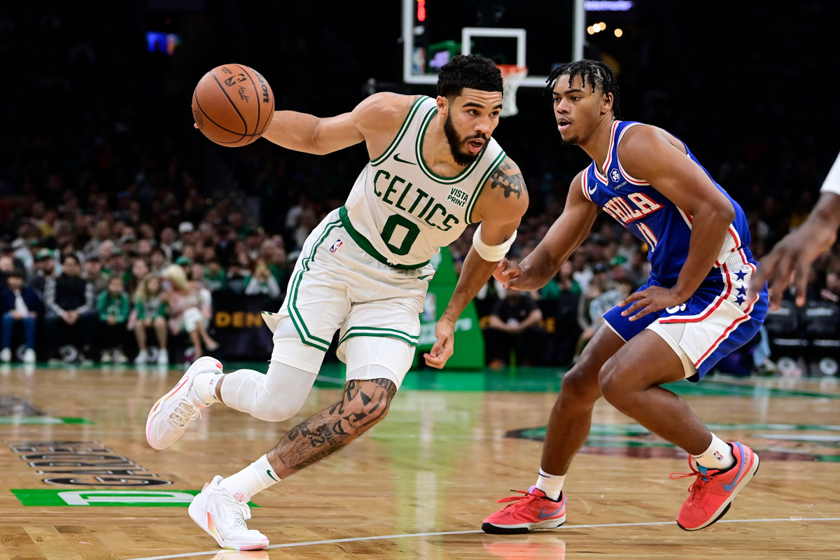 Canastas y resumen del New York Knicks 98-114 Boston Celtics en NBA 2023