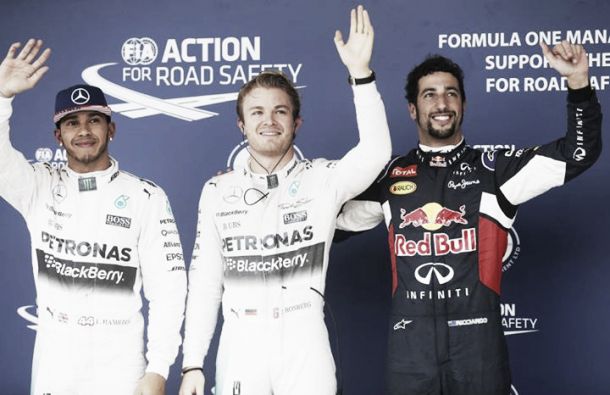 Rosberg confirma pole em Austin após classificação ser afetada pelo mau tempo Rosberg confirma pole em Austin após classificação ser afetada pelo mau tempo