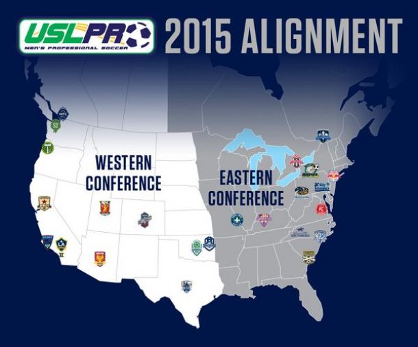 USL Pro Announces 2015 Alignment and Playoff Format