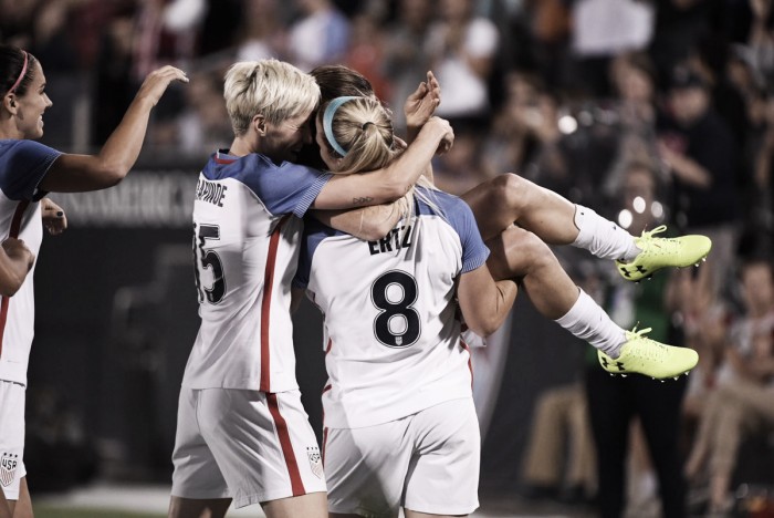 A Julie Ertz brace leads the USWNT to win over New Zealand