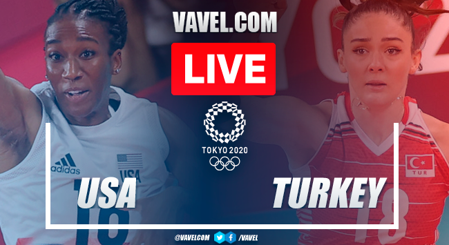 Highlights: USA 3-2 Turkey in Women's Volleyball Olympic Games 2020