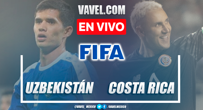 Goles y resumen del Uzbekistán 1-2 Costa Rica en Partido amistoso 2022