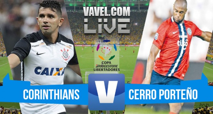 Resultado Corinthians x Cerro Porteño na Copa Libertadores 2016 (2-0)