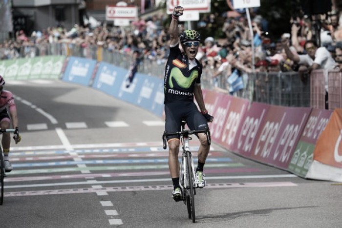 Giro d'Italia, riscatto di Valverde ad Andalo. Kruijswijk in controllo, Nibali perde ancora