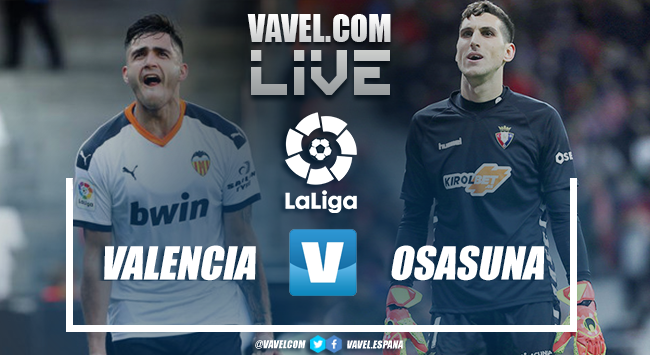 Resumen Valencia vs Osasuna (2-0)
