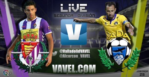 Resultado Real Valladolid - Alcorcón en la jornada 25 de la Liga Adelante ( 1-0)