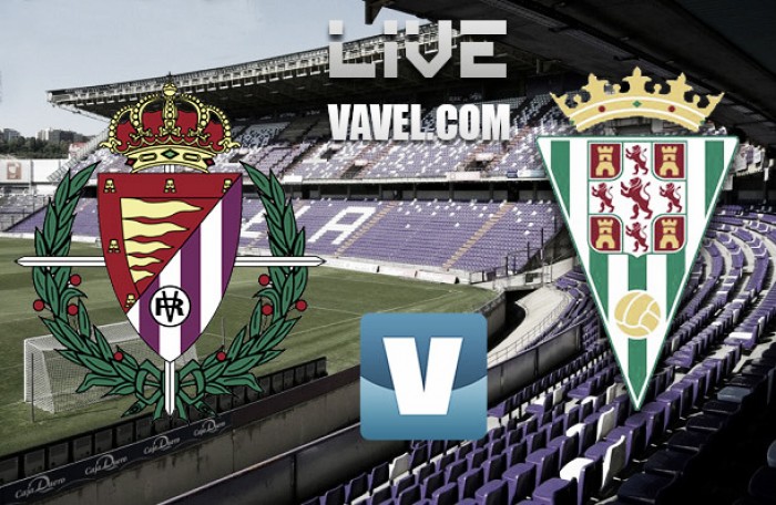 Resultado Real Valladolid - Córdoba CF en Segunda 2015 (2-0)