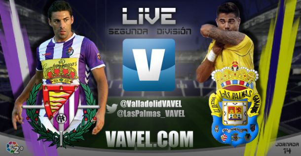 Resultado Real Valladolid - UD Las Palmas en la Liga Adelante 2015 (1-2)