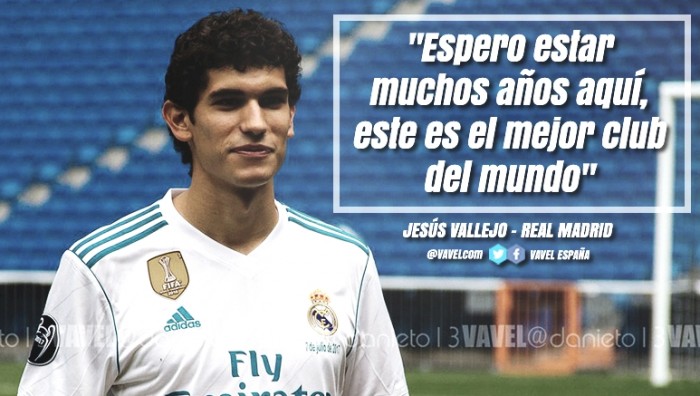 Jesús Vallejo, presentado: “Espero estar muchos años, porque es el mejor club del mundo”